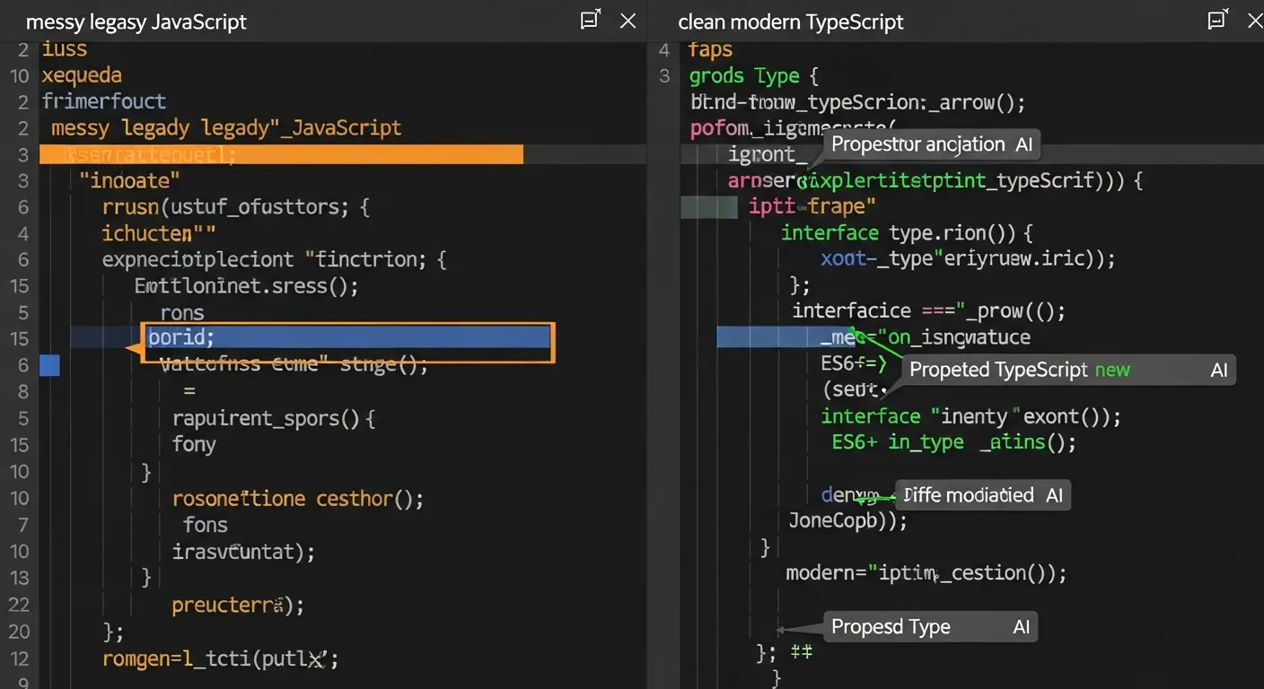 Comparaison avant/après du refactoring de code par Claude Code