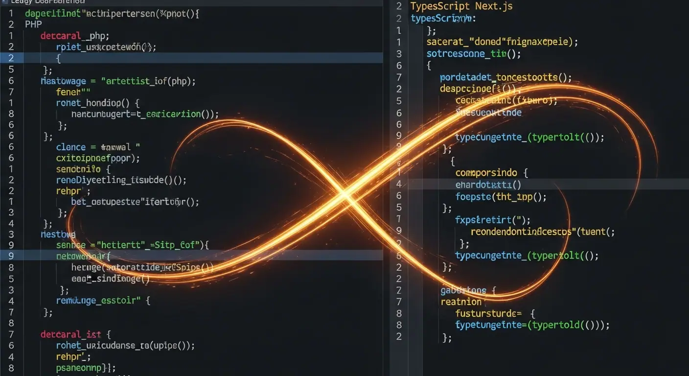 Migration de code legacy PHP vers TypeScript moderne
