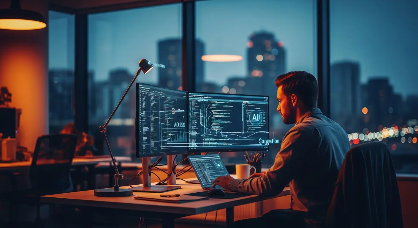 Agence développement web à Lyon : coder plus vite avec l’IA